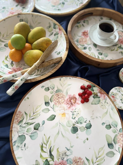 Flower Blossom - Large Platter/Wall Plate