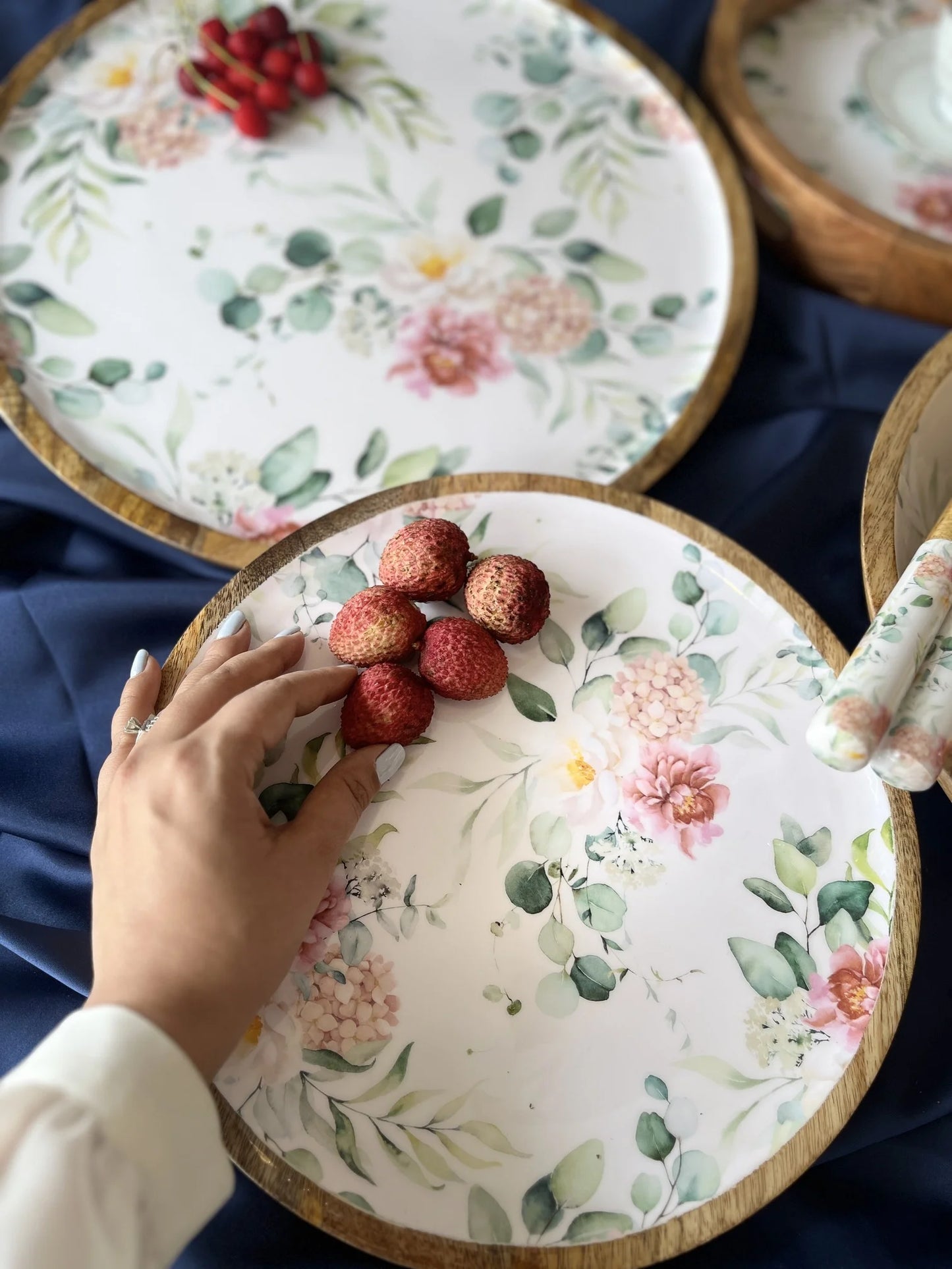 Flower Blossom - Large Platter/Wall Plate