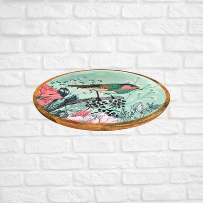 Bird in the Garden - Small Platter/Wall Plate