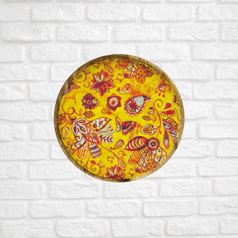 Yellow Mellow - Small Platter/Wall Plate