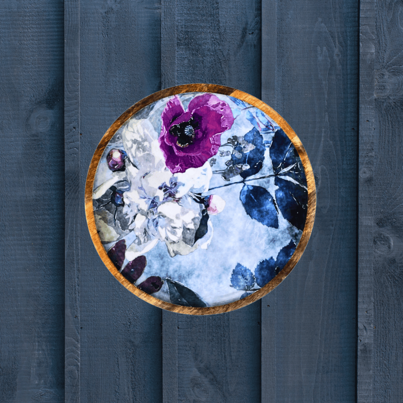 Winter Blossom - Small Platter/Wall Plate