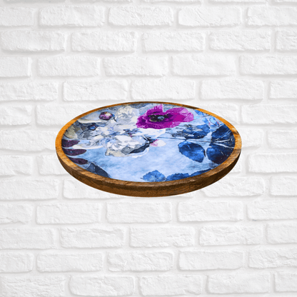 Winter Blossom - Small Platter/Wall Plate